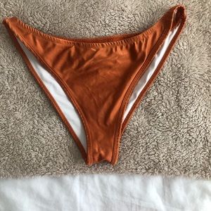 Burnt orange bikini bottom
